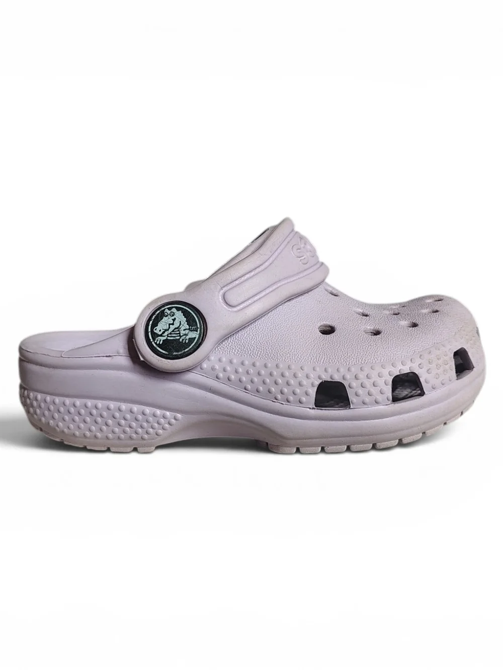 CROCS Iconic Comfort Slip On Lavender Clog Shoes Little Girls Size C5